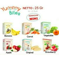 Gambar CAMILAN BAYI YUMMY BITES CRACKER MINI ISI 25 gr ♧♧ dari Khairudin457 undefined 1 Tokopedia
