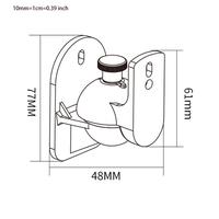 Gambar Will Adjustable Wall Mount Bracket Penjepit Dudukan Plafon Speaker dari HipHavenOcean undefined 2 Tokopedia