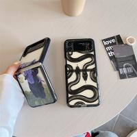 Gambar Luxury Case-Tify Black Cat Snake Clear Hard Flip Case Samsung Galaxy Z dari Shansiro Store undefined 2 Tokopedia