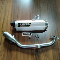 Gambar Knalpot Aerox 155 OldNew type Core Se Shijiro Racing Original dari syafiroh Olshop undefined 2 Tokopedia