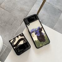Gambar Luxury Case-Tify Black Cat Snake Clear Hard Flip Case Samsung Galaxy Z dari Shansiro Store undefined 3 Tokopedia
