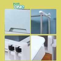 Gambar Plus One – Lemari Pakaian Susun/Gantungan Teleskopik Jumbo – 1293 - 5 Tingkat dari Plus OneID undefined 5 Tokopedia