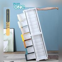 Gambar Plus One – Lemari Pakaian Susun/Gantungan Teleskopik Jumbo – 1293 - 5 Tingkat dari Plus OneID undefined 4 Tokopedia