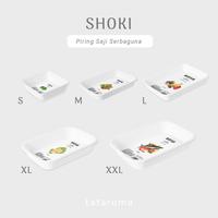 Gambar SHOKI - Piring Nampan Saji Food Prep Sayur Daging Hot Pot Lauk - XXL 2000ml(1pc) dari tataruma.co undefined 3 Tokopedia