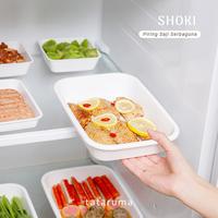 Gambar SHOKI - Piring Nampan Saji Food Prep Sayur Daging Hot Pot Lauk - XXL 2000ml(1pc) dari tataruma.co undefined 4 Tokopedia