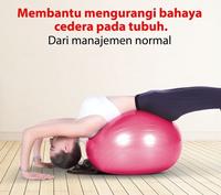 Gambar HTD Sport Gym ball Size 65cm Bola Fitness Yoga ball Silver - 65cm dari HTDSPORT X undefined 4 Tokopedia