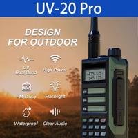 Gambar UV-20 PRO 80W Walkie Talkie 150KM IP68 Waterproof Type-C USB charge - UV16 Army Green dari OD BUY undefined 4 Tokopedia