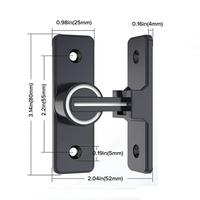 Gambar PC Barn Door Lock Hardware 90 Degree Heavy Duty Gate Latches F dari peacockberlimpah undefined 2 Tokopedia