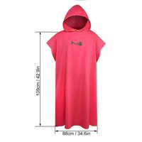 Gambar Surf Poncho Changing Towel Quick-Dry Robe With Hood Microfiber Beach dari indium mart undefined 5 Tokopedia