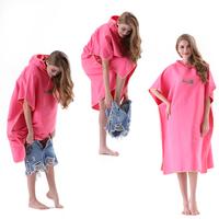 Gambar Surf Poncho Changing Towel Quick-Dry Robe With Hood Microfiber Beach dari indium mart undefined 3 Tokopedia