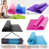 Gambar ZF284 3000gr T574 Matras Yoga JUMBO LEBAR 90CM & LEBAR 60CM GRATIS TAS dari sriwhy11 undefined 3 Tokopedia