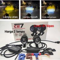 Gambar 1 PASANG Lampu tembak sorot Led D2 D3 Putih kuning Laser Kipas plus dari candeza undefined 1 Tokopedia