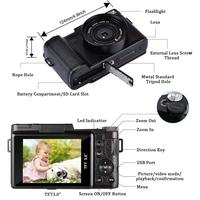Gambar TID 3 Inch Retro Camera Video Camera Fotografica Photo Camera dari Teech ID undefined 4 Tokopedia