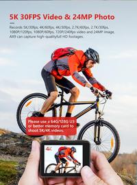 Gambar TID NEW outdoors AX9 5K Sports Camera 4K 60fps EIS Video Action dari Teech ID undefined 4 Tokopedia