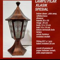 Gambar TMS-293 COD lampu hias klasik taman minimalis Derkorasi pilar pagar dari termal official storeee undefined 2 Tokopedia
