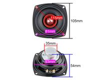 Gambar AV GHXAMP 4inch 105MM Square Full Range Speaker Unit 78Hz19.8K dari adventurehasina undefined 2 Tokopedia