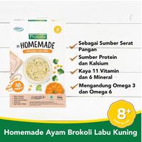 Gambar Promina 8+ Homemade Bubur Ayam Brokoli Labu Kuning 100 gr ♤ dari Gelara4589 undefined 3 Tokopedia