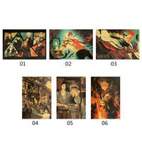 Gambar Anime Jujutsu Kaisen Poster Figure Wall Art Painting Kraft Paper Vinta dari Ice Macaw undefined 5 Tokopedia