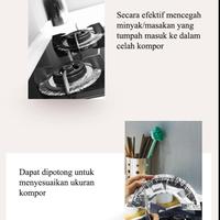 Gambar Pelindung Kompor Tatakan Minyak Aluminium Foil Anti Panas Anti minyak - Bentuk Segi dari happyshope78 undefined 5 Tokopedia