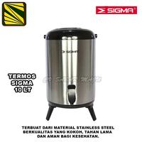 Gambar Dispenser Termos air panas dan dingin Jumbo stainless sigma 9.5 dari nadiafika shop undefined 2 Tokopedia