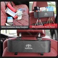 Gambar Toyota Car Back Seat Organizer Kursi Belakang Mobil Hook Kotak Penyimp dari cicihshope undefined 4 Tokopedia