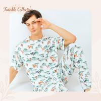 Gambar GREET NIGHT WEAR Set Piyama Pria Cowo Bahan Tencel BY-TC-044 Diskon dari vera store 0 undefined 3 Tokopedia