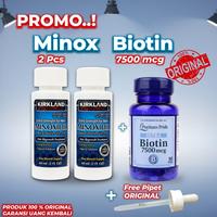 Gambar Paket 2 Botol Minoxidil Kirkland dan Biotin 7500mcg isi 100 Original dari sofialind store undefined 1 Tokopedia