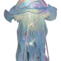 Gambar lampu ubur-ubur kemasan bahan, lentera ubur-ubur DIY untuk kamar dari Plaza Devani undefined 3 Tokopedia