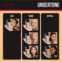 Gambar OMG Oh My Glam Coverlast Liquid Foundation, 25 ml - Alas Bedak - 21W Light dari KALTIM-Meta Cosmetics undefined 5 Tokopedia