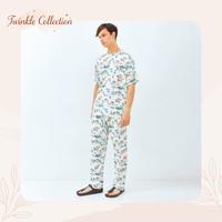 Gambar GREET NIGHT WEAR Set Piyama Pria Cowo Bahan Tencel BY-TC-044 Diskon dari vera store 0 undefined 4 Tokopedia