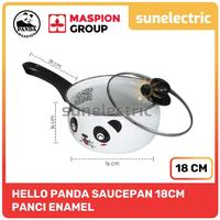 Gambar Maspion ENA Hello Panda Saucepan With Glass Cover / Tutup Kaca Panci dari seafood mnda undefined 1 Tokopedia