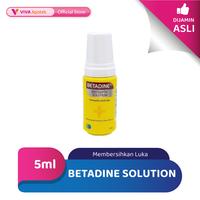 Gambar Betadine Sol Antiseptik untuk Luka atau Infeksi Kulit - 5ml dari VIVA APOTEK undefined 1 Tokopedia