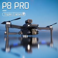 Gambar P8 PRO Brushless Drone 4K Professional HD Triple Camera Obstacle dari ayam jagos undefined 1 Tokopedia