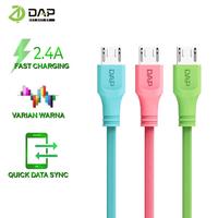 Gambar Kabel Data Micro Fast Charging 100cm Original DAP DAM100 - RANDOM dari DAP Indonesia Official Store undefined 2 Tokopedia