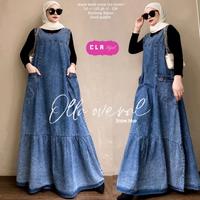 Gambar Olla Overall Overal Rok Jeans Denim Wanita Jumbo Big Size Bigsize dari maezurrajaya undefined 4 Tokopedia