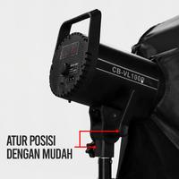 Gambar RK Lampu Studio Photography Light 2 in 1 Color 400W 6LBK Black dari Rumah Khadija Nahda undefined 3 Tokopedia