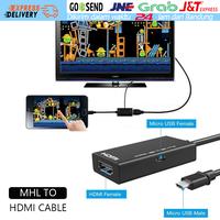 Gambar Kabel Micro USB to HDMI Konverter Untuk Aksesoris Komputer Phone dari Soya Global undefined 1 Tokopedia