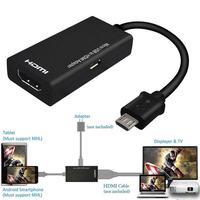 Gambar Kabel Micro USB to HDMI Konverter Untuk Aksesoris Komputer Phone dari Soya Global undefined 3 Tokopedia