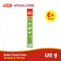 Gambar hln sun bubur sereal susu brokoli wortel 120 gr box x 1 pc dari Holand Baby undefined 3 Tokopedia