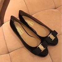 Gambar SF Fila bow single shoes women s new round toe shallow mouth leather dari niki store-0 undefined 1 Tokopedia