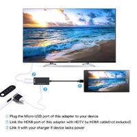 Gambar Kabel Micro USB to HDMI Konverter Untuk Aksesoris Komputer Phone dari Soya Global undefined 5 Tokopedia