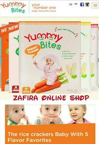 Gambar hln yummy bites biskuit bayi krakers beras / baby snack dari Holand Baby undefined 1 Tokopedia