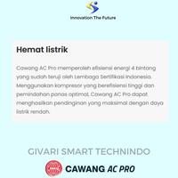 Gambar AC CAWANG PRO 1/2 PK EP/EU-SN-5SGM STANDAR R32 TEKNOLOGI JEPANG dari Givari AC undefined 4 Tokopedia