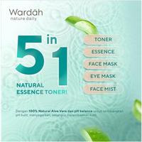 Gambar Wardah Nature Daily Hydramild Aloe Vera Essence Toner, 100 ml dari KALTIM-Meta Cosmetics undefined 3 Tokopedia
