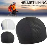 Gambar Pelindung Topi Cover Beanie dalam kepala helm motor sepeda inner cap - Hitam dari Autoku undefined 1 Tokopedia