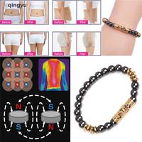Gambar Qyid Magnetic Healthcare Hematite Stone Bead Bracelet Bangle Terapi dari paitostore undefined 4 Tokopedia