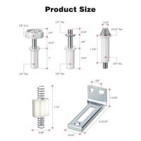 Gambar 16pcs Bifold Door Hardware, Kit Alat Perbaikan Perangkat Keras Pintu dari Gilangstorree undefined 2 Tokopedia