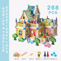 Gambar JKT Mainan Balok Kayu Anak Master Building Blocks Kids Wooden Toy dari hallima nailla shop undefined 4 Tokopedia