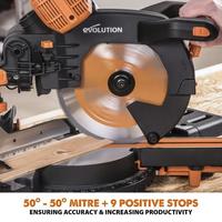 Gambar Jual Evolution Sliding Miter Saw Double Bevel R255SMS-DB Plus Limited dari zaneerah_sh0p undefined 4 Tokopedia