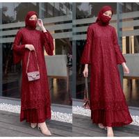 Gambar Dijual NHN - GAMIS SYARI MAXI GELA MAXI DRESS - Lilac L Berkualitas dari gebang, undefined 4 Tokopedia